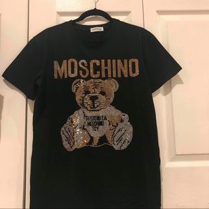 MOSCHINO Sequin Teddy T-Shirt